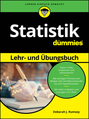 cover image of Statistik Lehr- und Übungsbuch für Dummies